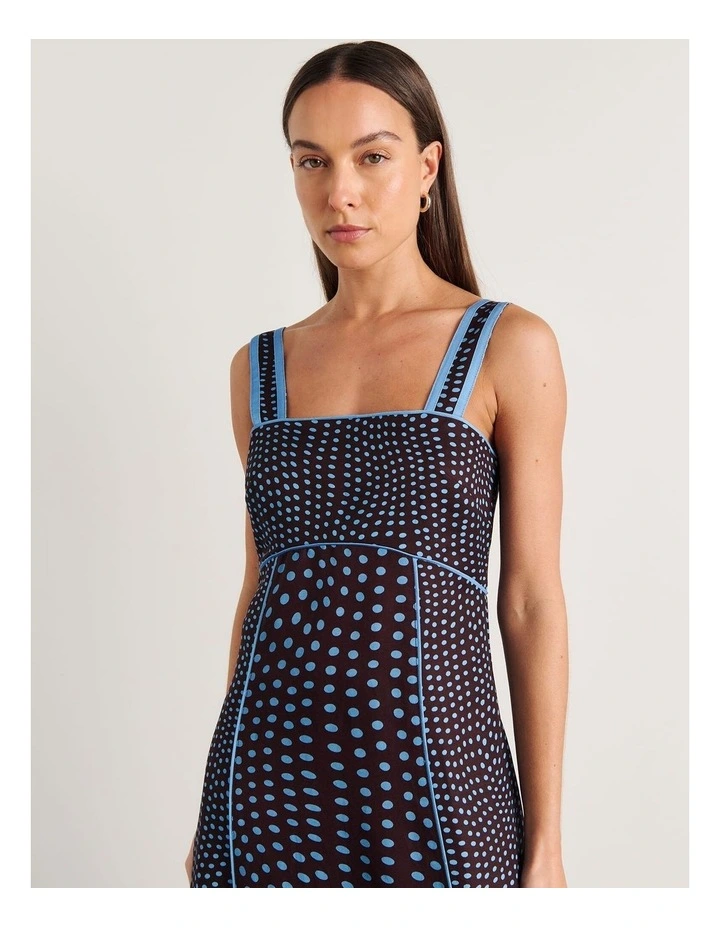 Ania Spot Midi Dress image 4