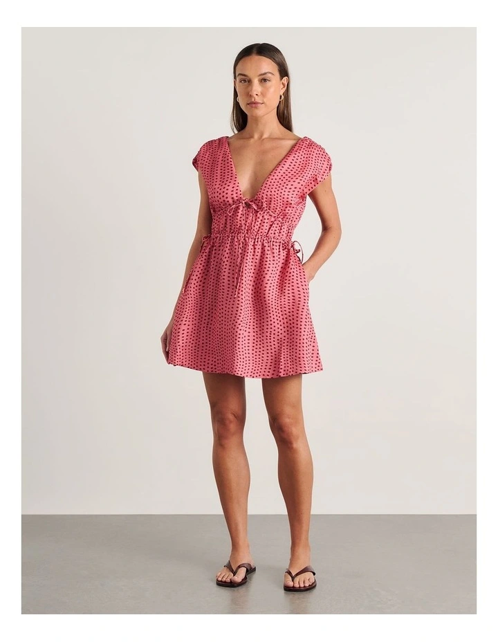 Ania Tie Mini Dress image 5
