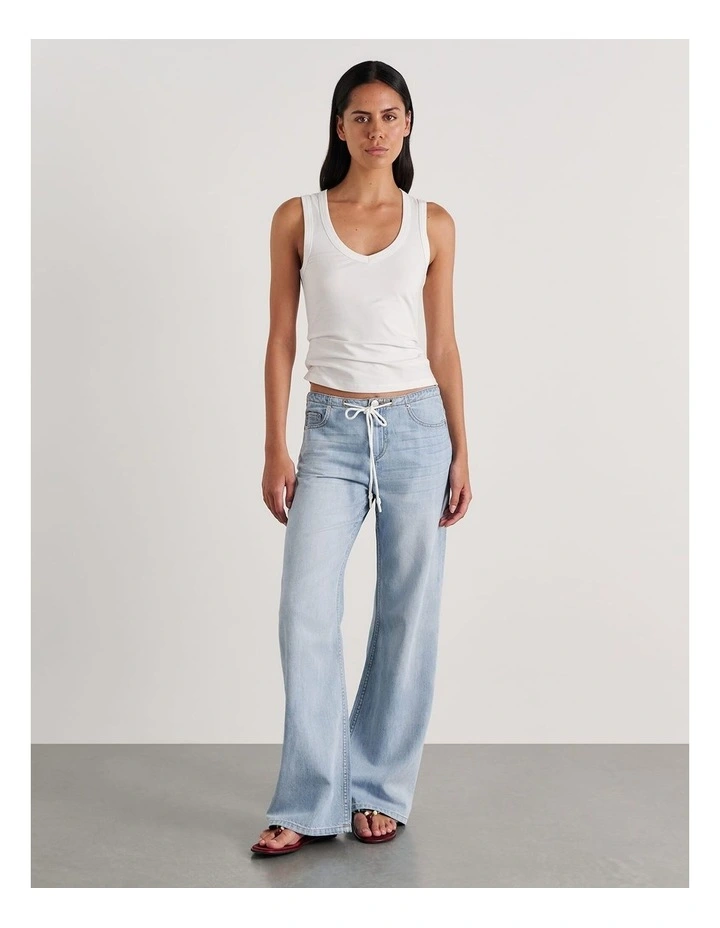 Loe Tie Waist Jean image 6