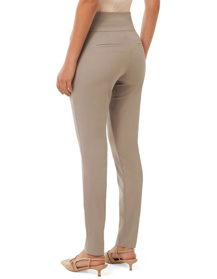 Georgia High Waist Full Length Pants in Grey image 2
