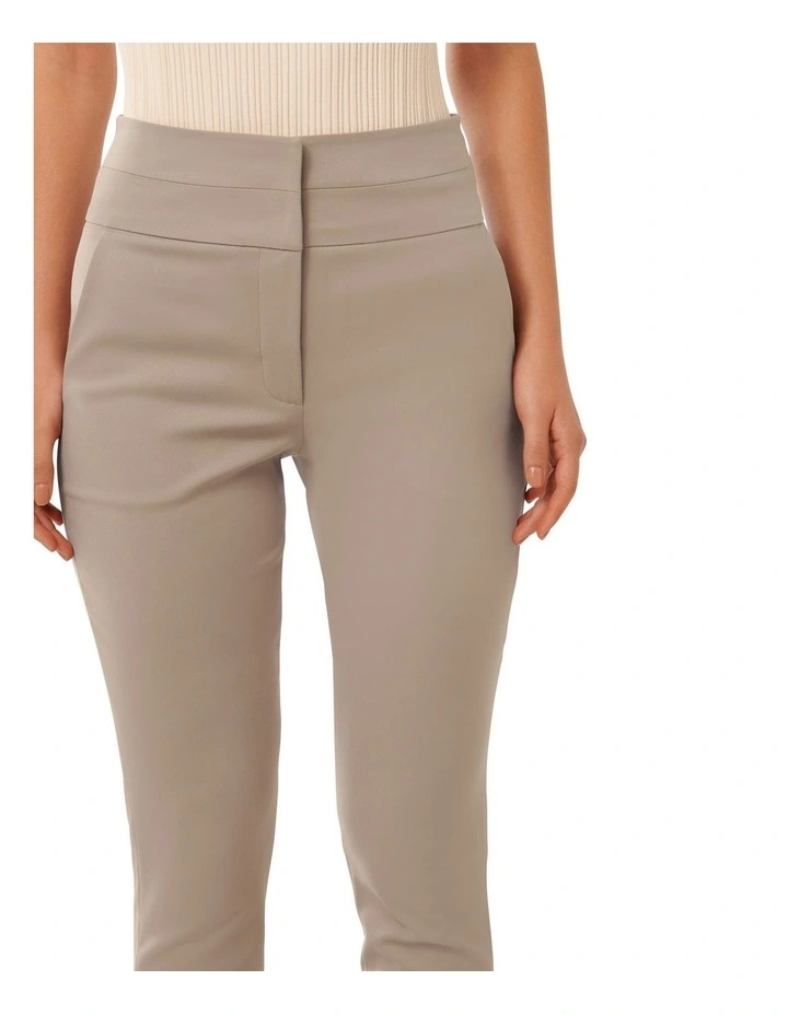 Georgia High Waist Full Length Pants in Grey image 4