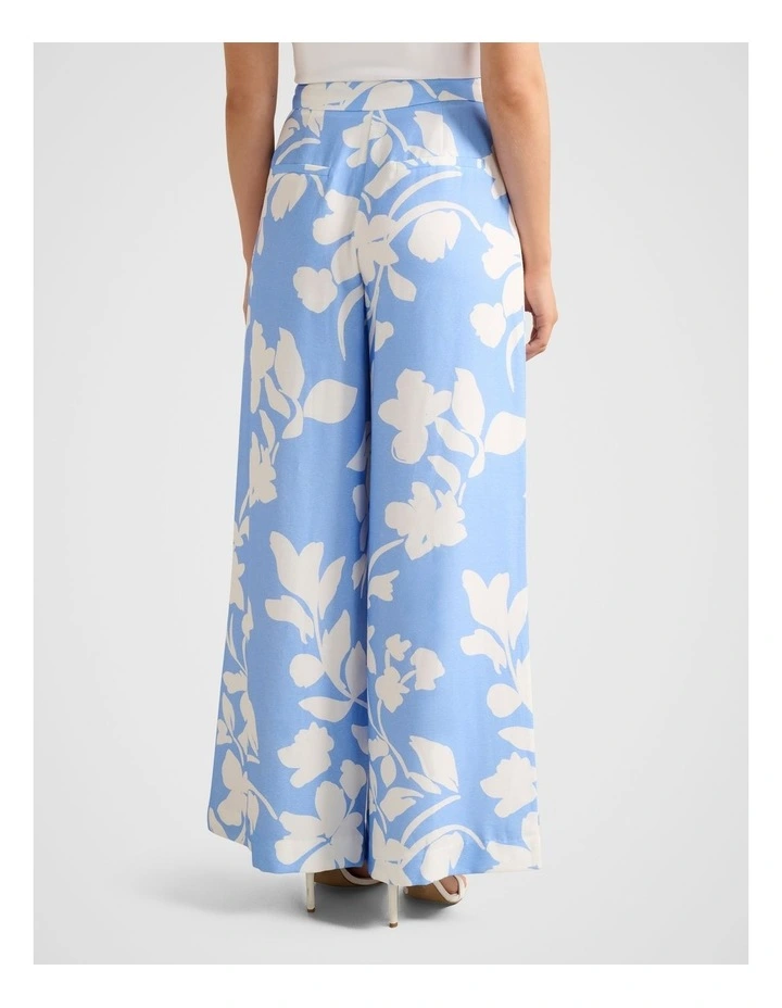 Sanna Tailored Straight Leg Pants in Blue image 2