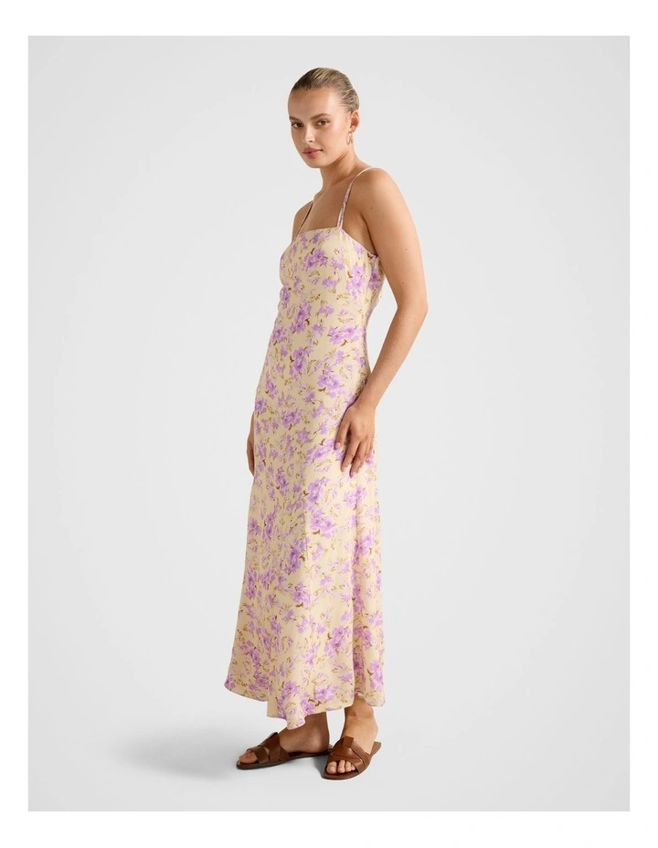 Georgina Strappy Midi Dress in Multi image 3