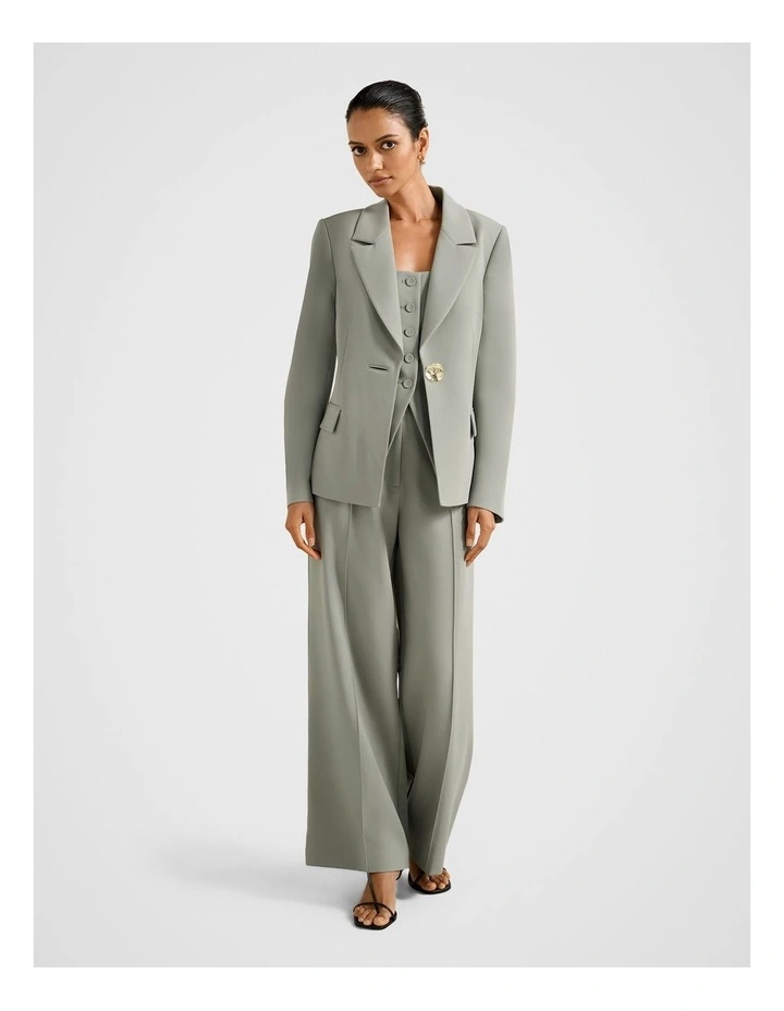 Winslet Wide Leg Pants in Grey image 5