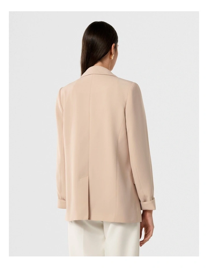 Mason Boyfriend Blazer in Beige image 2
