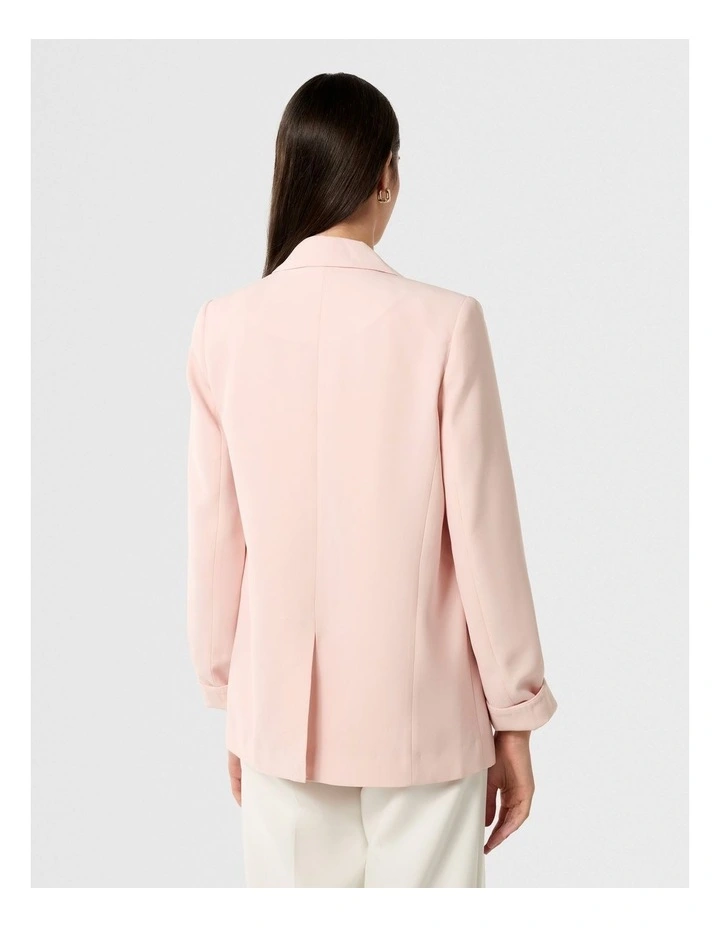 Mason Boyfriend Blazer in Pink image 2