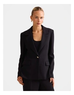 Victoria Single Breasted Blazer in Black