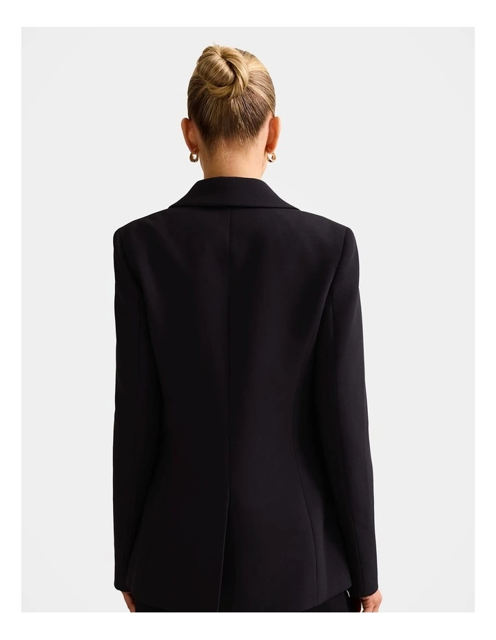Victoria Single Breasted Blazer in Black image 2