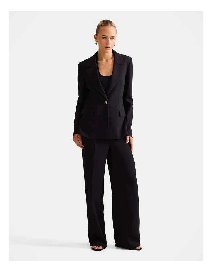 Victoria Single Breasted Blazer in Black image 5