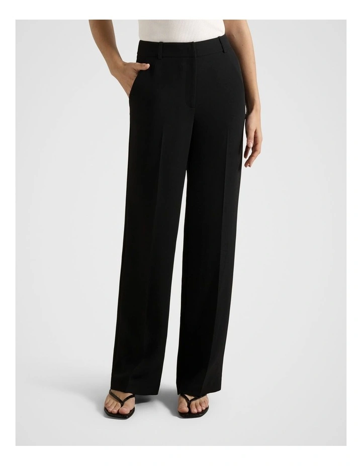 Dahlia Straight Leg Pants in Black image 1