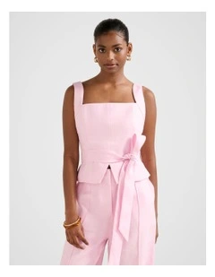 Emmy Tie Up Top in Pink