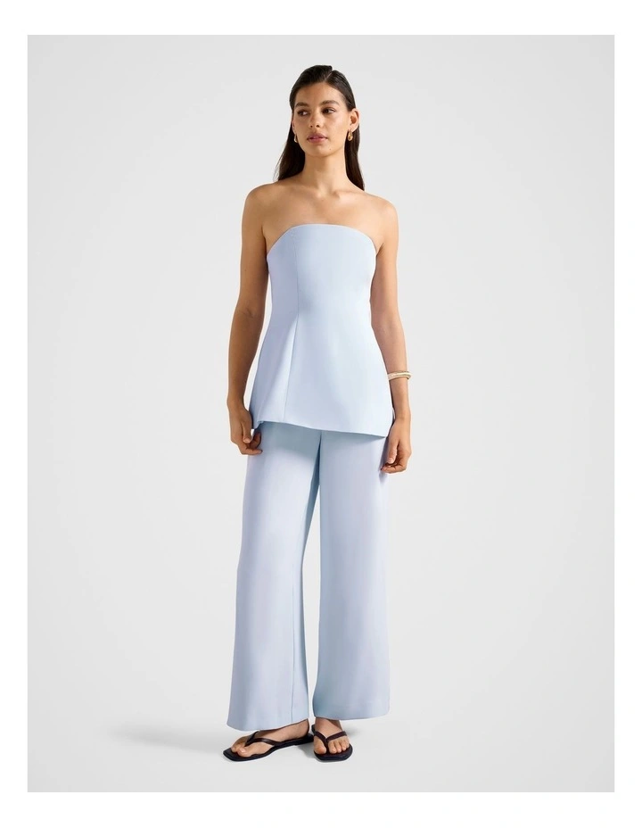 Enya Strapless Top in Blue image 5