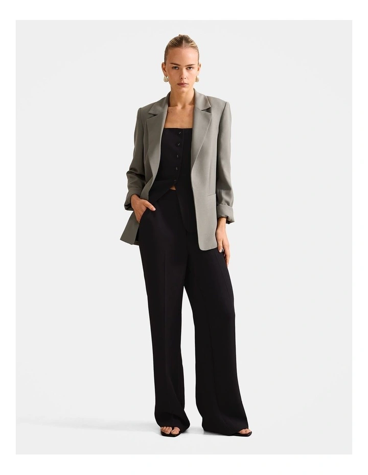 Dylan Boyfriend Blazer in Green image 5