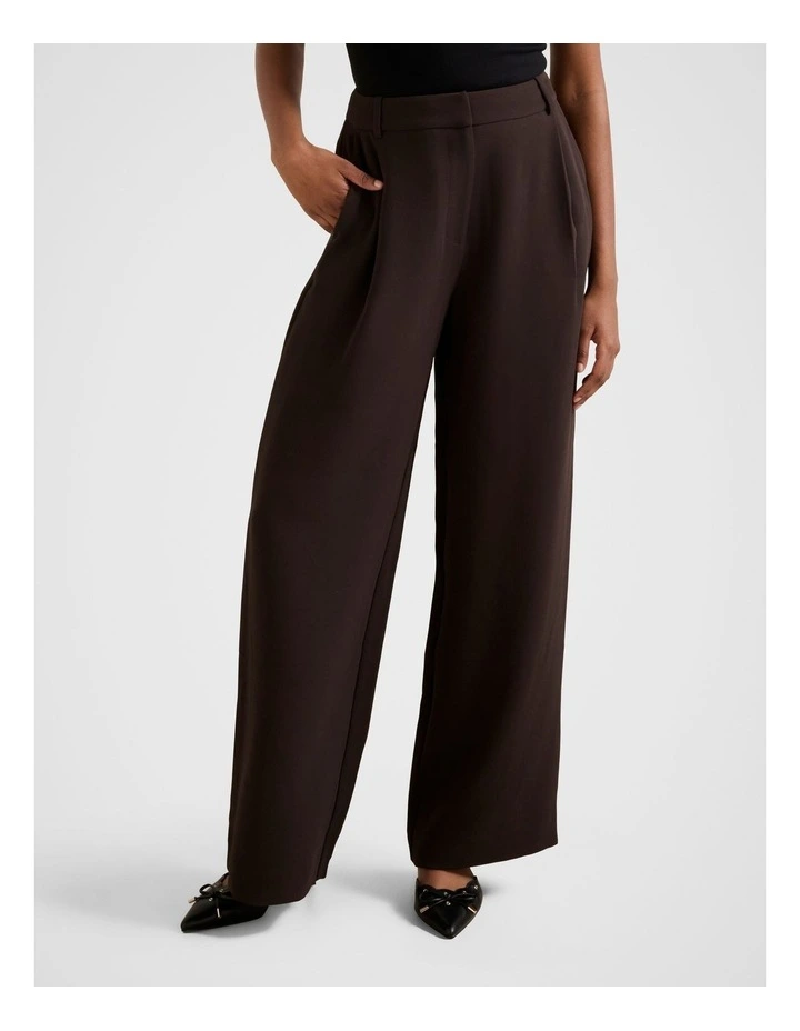 Margot Wide Leg Pants in Brown image 1