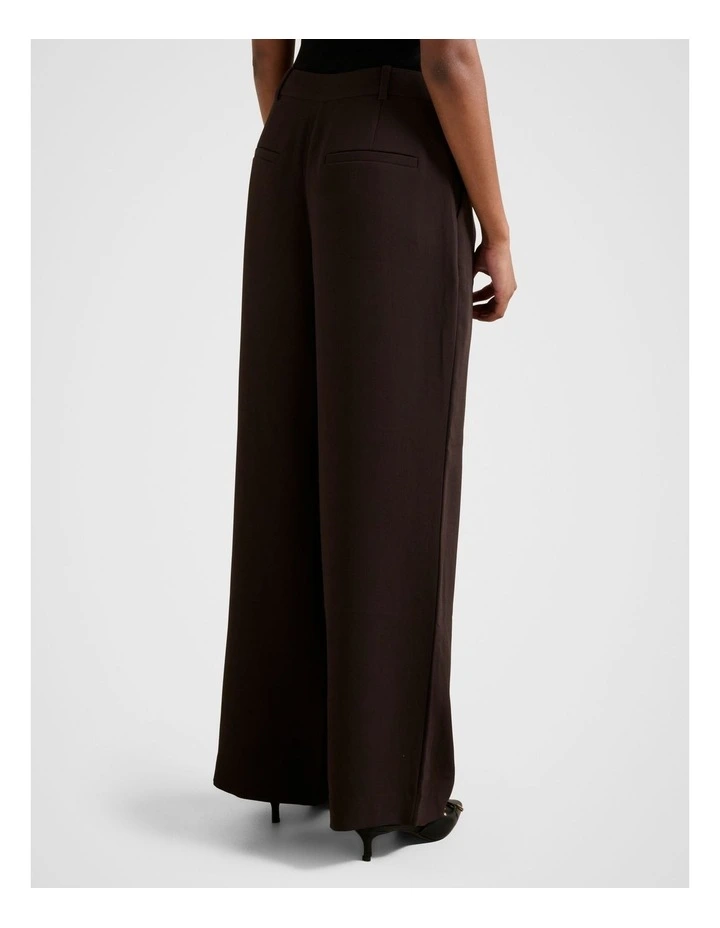 Margot Wide Leg Pants in Brown image 2