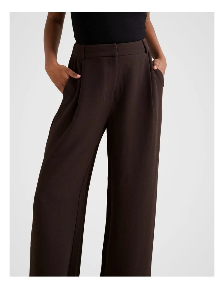 Margot Wide Leg Pants in Brown image 4