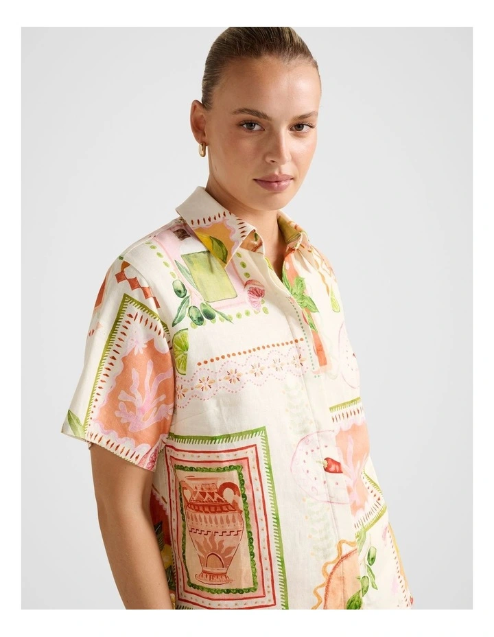 Ola Oversized Shirt in Multi image 4