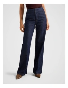 Beth Wide Leg Jeans in Blue
