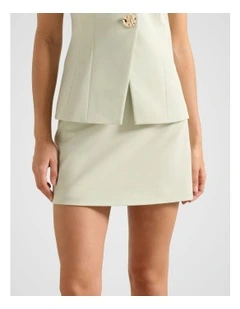 Veda Mini Skirt in Green