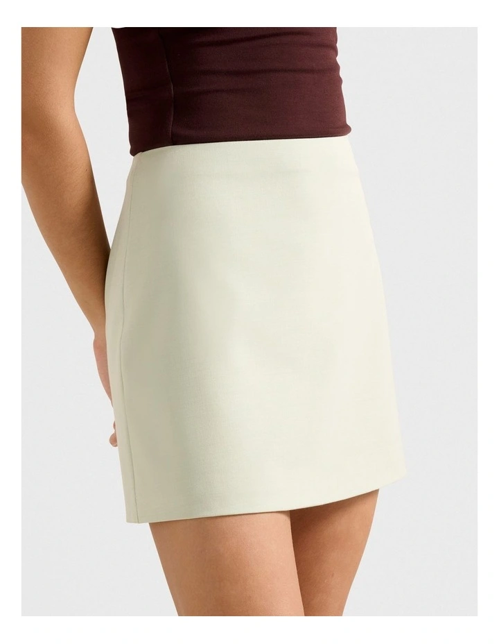 Veda Mini Skirt in Green image 3