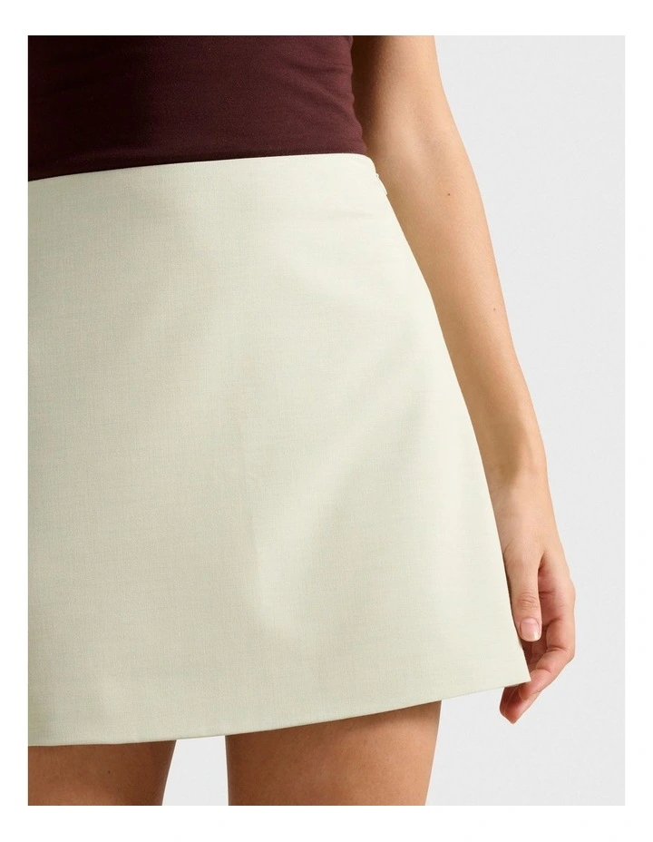 Veda Mini Skirt in Green image 4