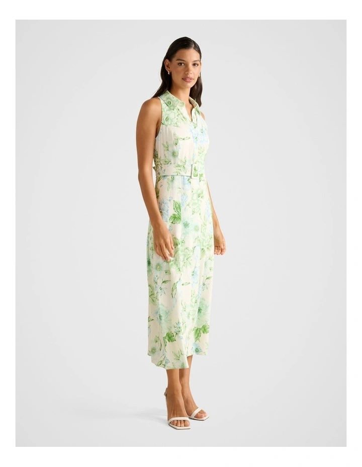 Lindsey Linen Tennis Dress in Multi image 3