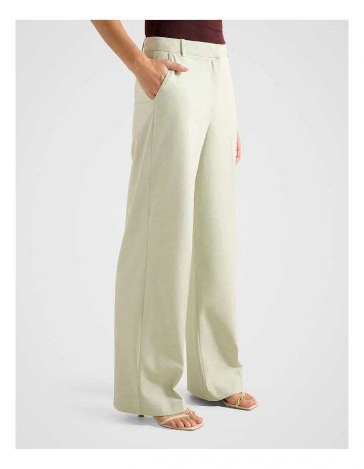 Veda Wide Leg Pants in Green image 3
