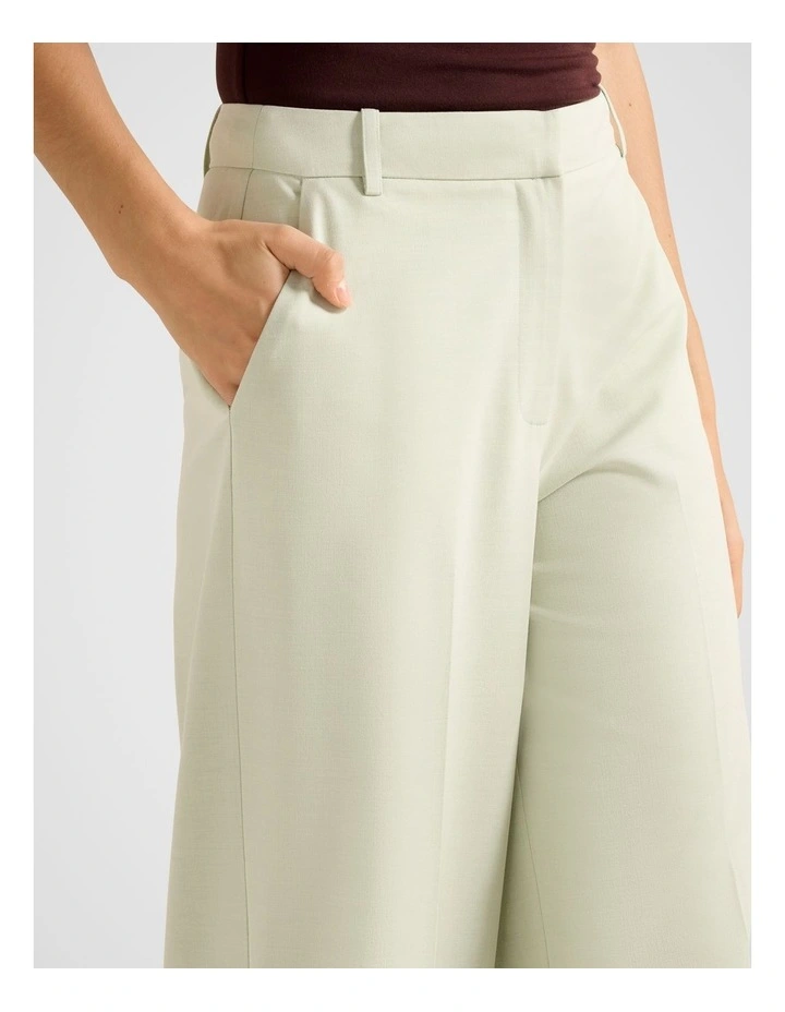 Veda Wide Leg Pants in Green image 4