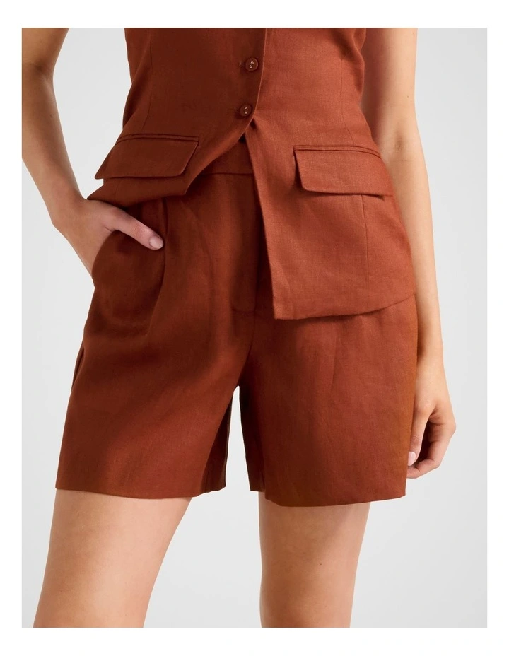 Giada Bermuda Shorts in Red image 1