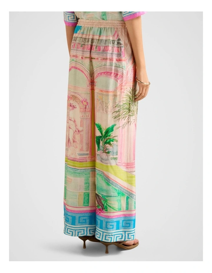 Brooklyn Satin Pants in Multi image 2