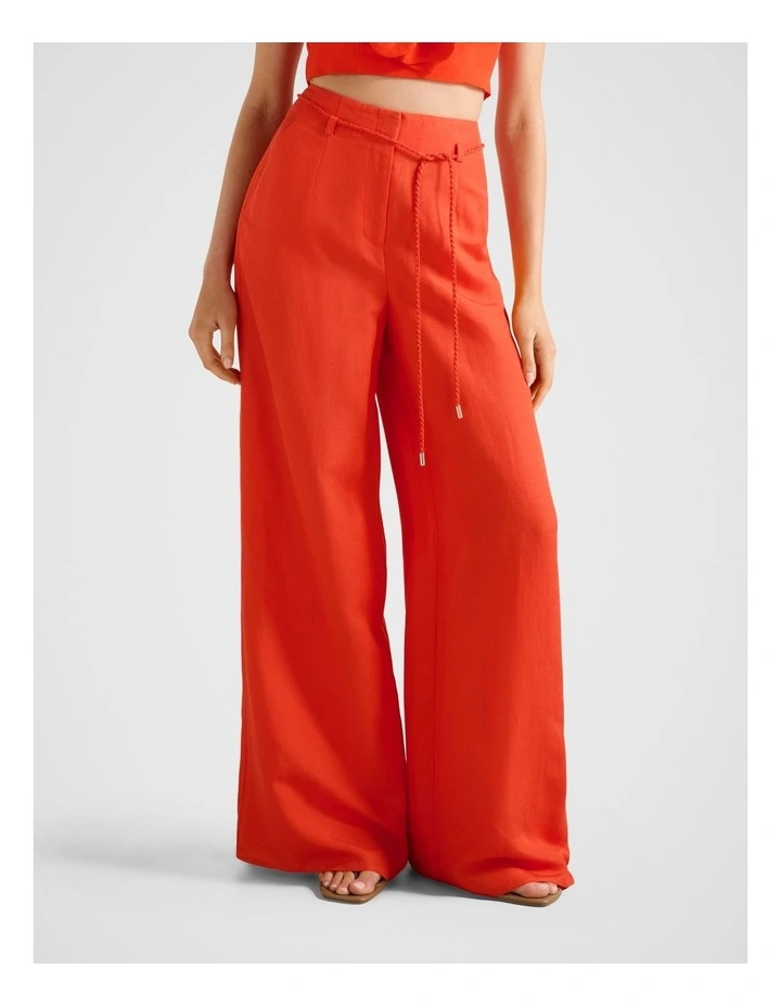 Myla Wide Leg Pants in Orange image 1