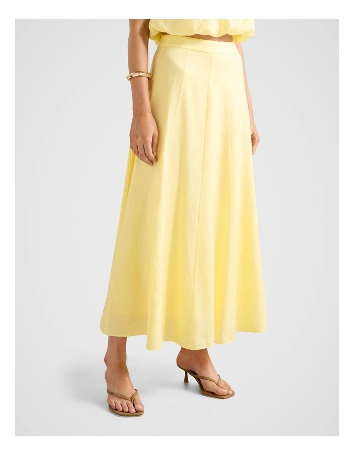 Georgina Godet Skirt in Yellow image 3