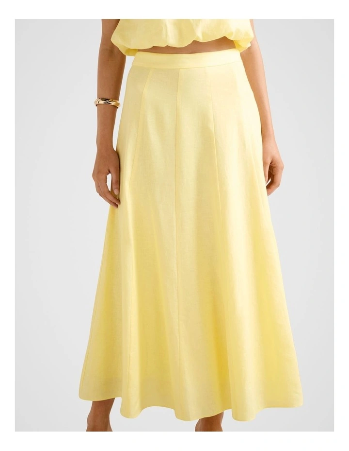 Georgina Godet Skirt in Yellow image 4