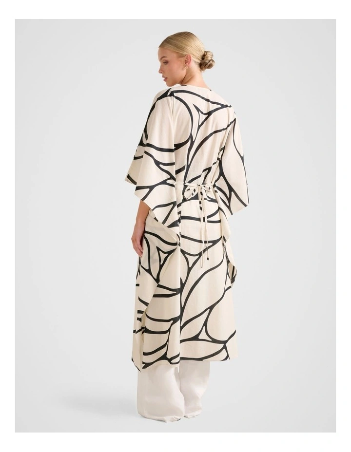 Tyla Summer Kaftan in Cream image 2