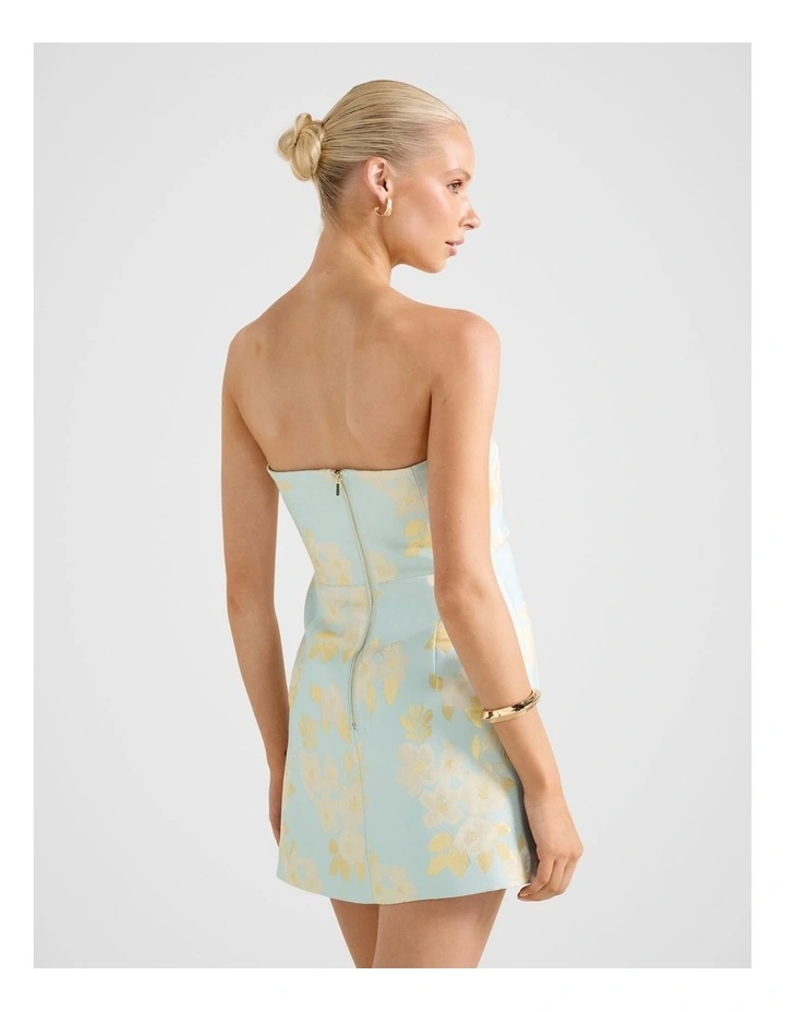 Cleo Jacquard Mini Dress in Multi image 2