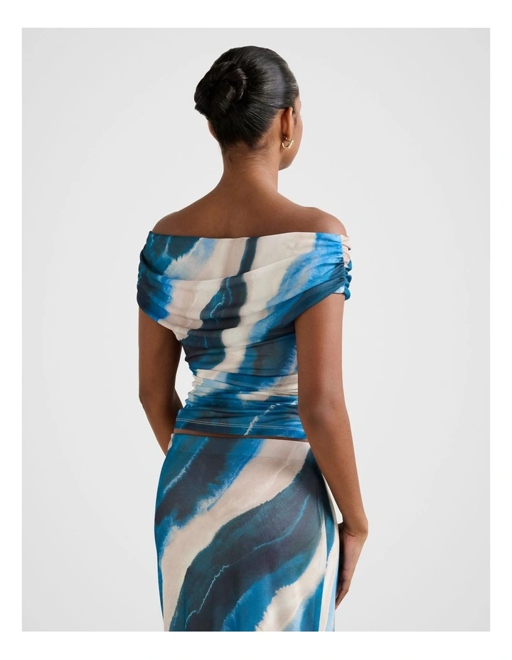 Mimi Off Shoulder Top in Multi image 2