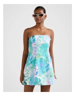 Skye Strapless Mini Dress in Multi