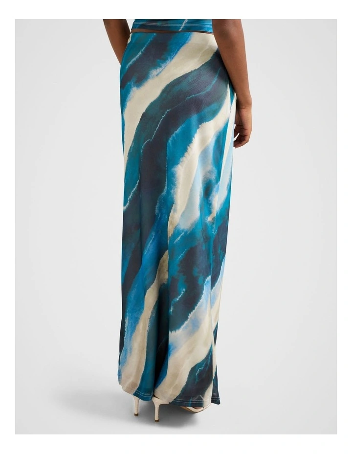 Mia Mesh Maxi Skirt in Multi image 2