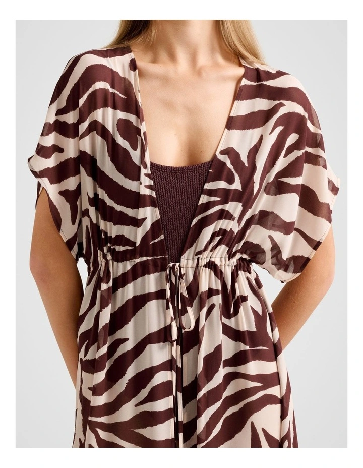 Eliza Summer Kaftan in Red image 4