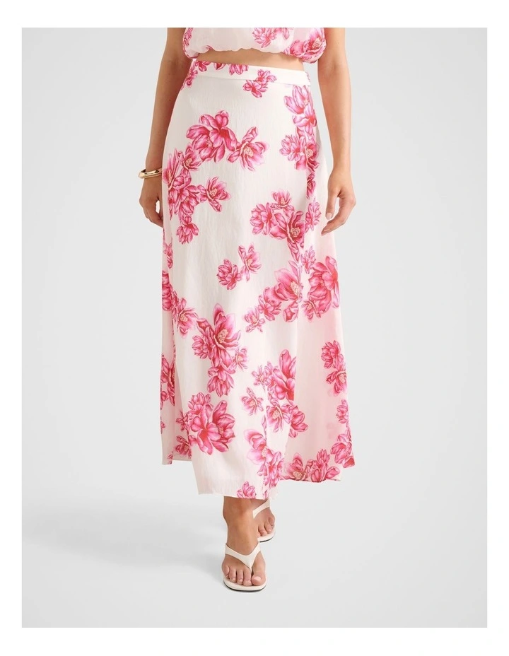 Maisie Circle Midi Skirt in Multi image 1