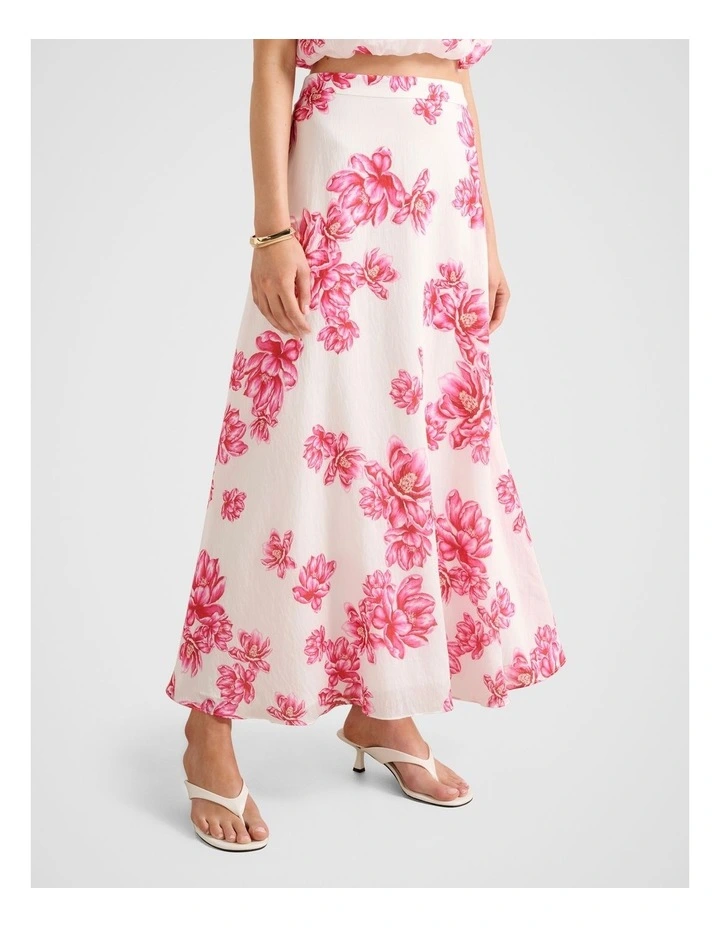 Maisie Circle Midi Skirt in Multi image 3