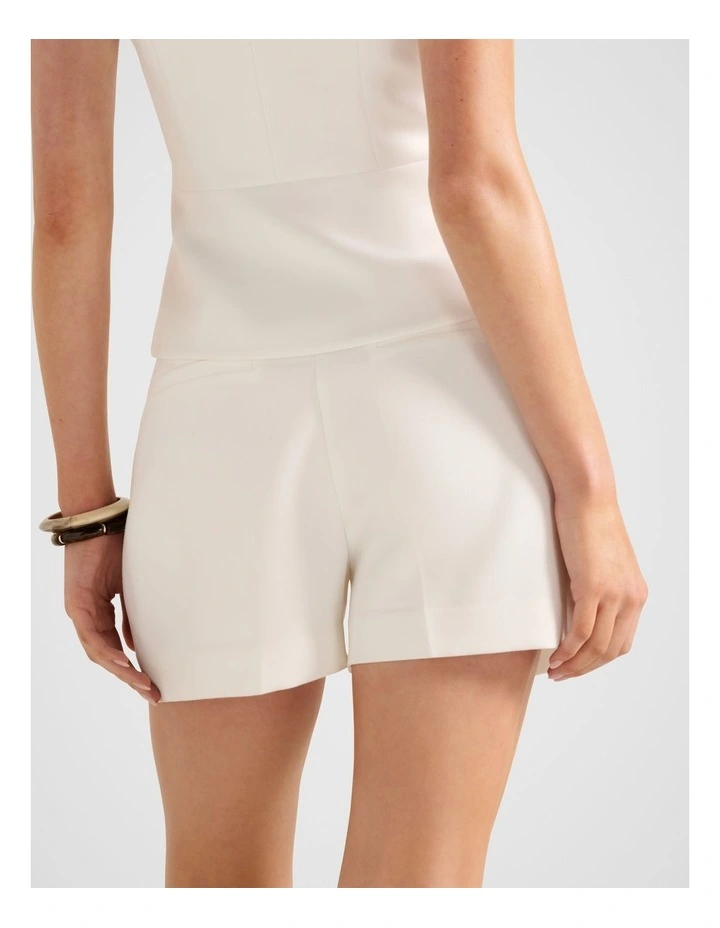 Winslet Tailored Shorts in White image 2