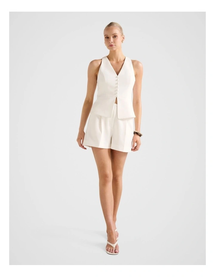 Winslet Waistcoat in White image 5