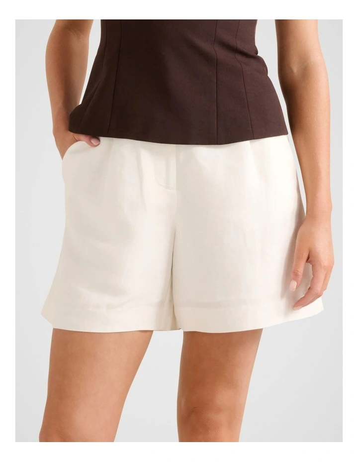Salome Bermuda Shorts in White image 1
