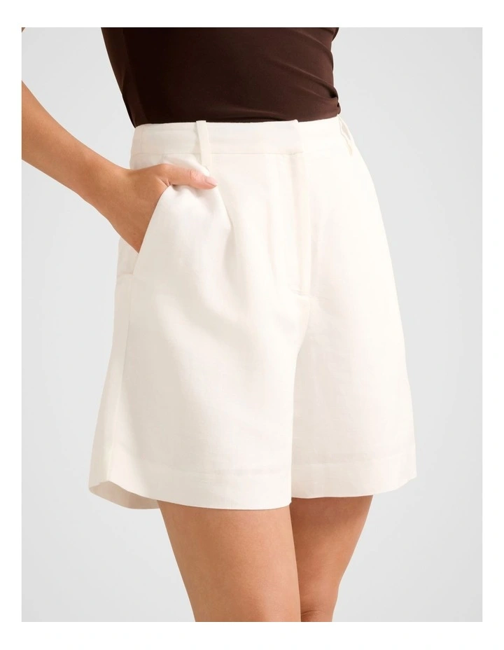Salome Bermuda Shorts in White image 3