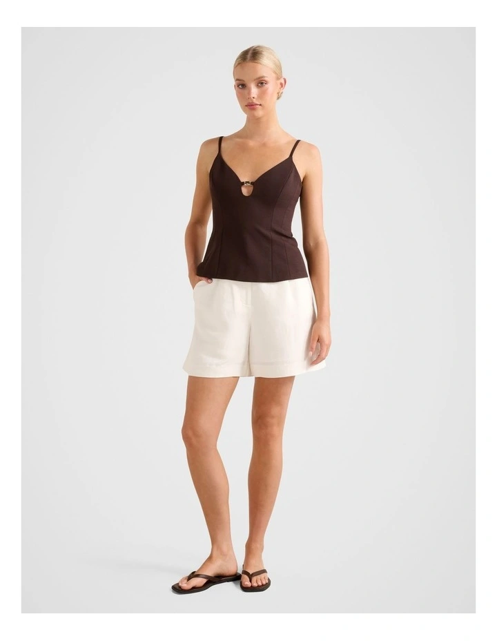 Salome Bermuda Shorts in White image 5