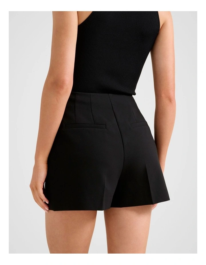 Winslet Tailored Shorts in Black image 2