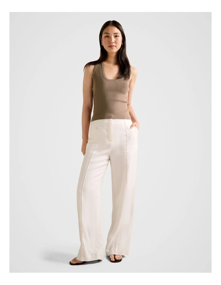 Harley Scoop Neck Tank Top in Brown image 5