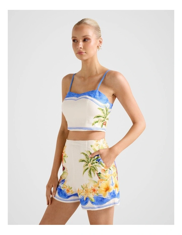 Astrid Cropped Top in Multi image 3