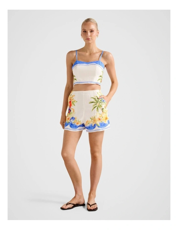Astrid Cropped Top in Multi image 5